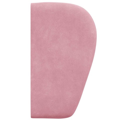 UCHO GŁOWY RÓŻOWY 40X23X6CM AKSAMIT