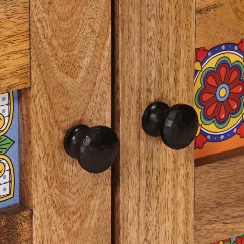 BUFET NATURALNY 60X33,5X75CM DREWNO Z MANGO