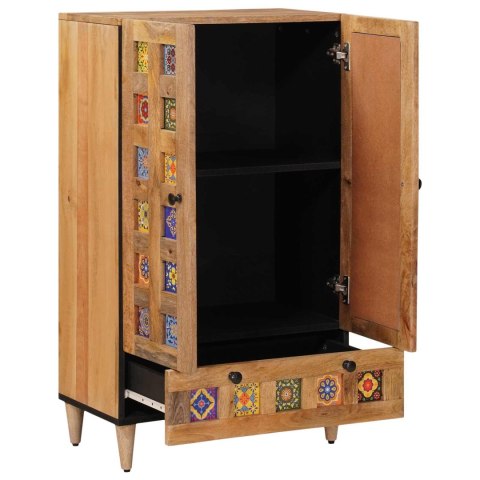 HIGHBOARD NATURALNY 60X33,5X100CM DREWNO Z MANGO