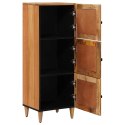 HIGHBOARD Z DRZWIAMI NATURALNY 40X33X110CM DREWNO Z MANGO