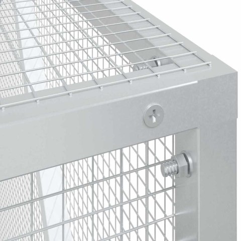 KLATKA DLA PTAKÓW Z PRZECHOWYWANIEM ANTRACYT 210X304X213CM