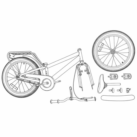 ROWER DZIECIĘCY 18 CALI DLA DZIECI W WIEKU 5-7 LAT
