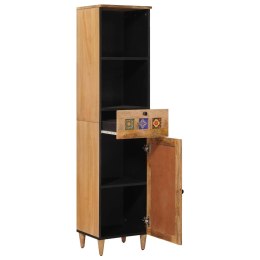 SZAFKA ŁAZIENKOWA NATURALNY 38X33X160CM DREWNO Z MANGO