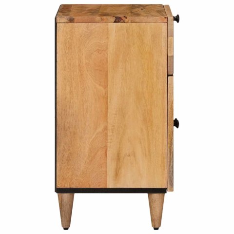 SZAFKA NOCNA NATURALNY 50X33X60CM DREWNO Z MANGO