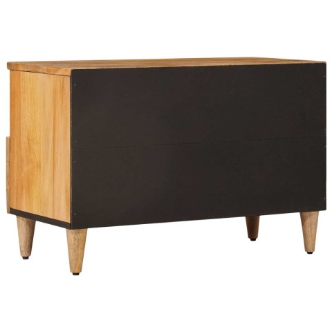 SZAFKA POD TELEWIZOR NATURALNY 70X33X46CM DREWNO Z MANGO