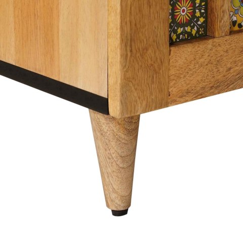 SZAFKA POD TELEWIZOR Z PÓŁKĄ NATURALNY 105X33,5X46CM