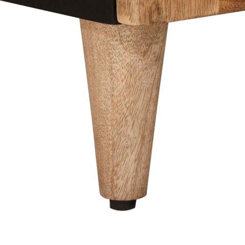 SZAFKA POD UMYWALKĘ DREWNO MANGO 62X33X58CM BOHO CERAMICZNE DETALE ŁAZIENKA