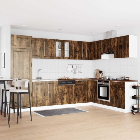 SZAFKA POD ZLEW PORTO 2 PCS BRĄZOWY MATERIAŁ DREWNOPOCHODNY