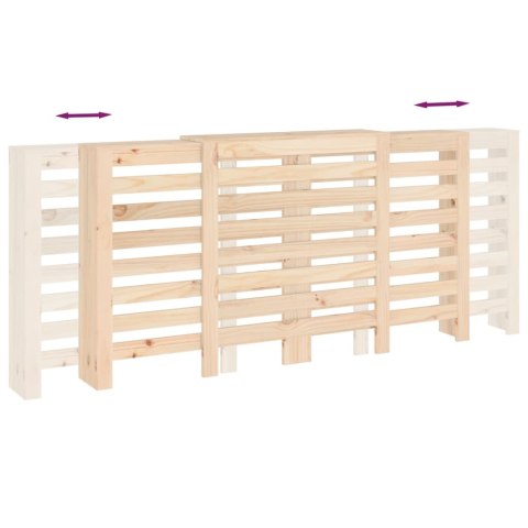 OSŁONA GRZEJNIKA 210X21X85CM LITE DREWNO SOSNOWE