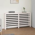 OSŁONA GRZEJNIKA BIAŁA 153X19X84CM LITE DREWNO SOSNOWE