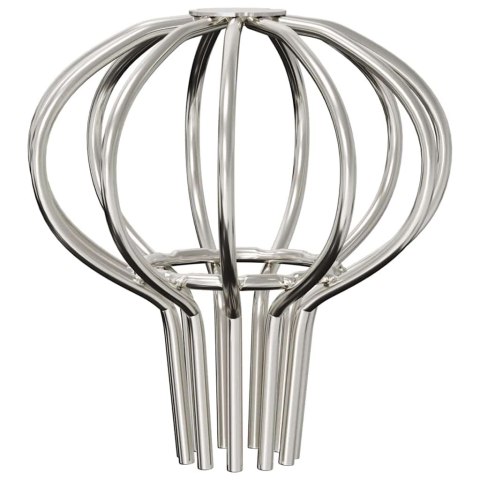 OSŁONA NA LIŚCIE RYNNY 2 PCS SREBRNY 50 MM STAL NIERDZEWNA