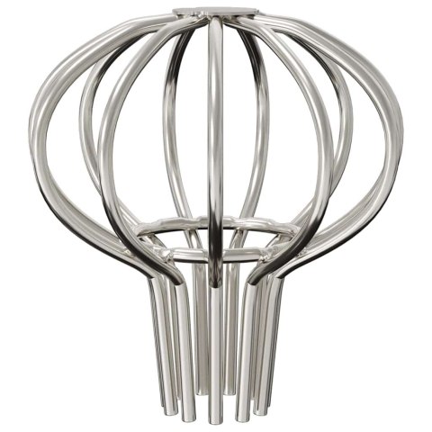 OSŁONA NA LIŚCIE RYNNY 2 PCS SREBRNY 50 MM STAL NIERDZEWNA