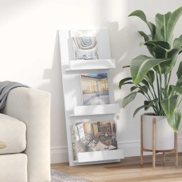 REGAŁ NA GAZETY BIAŁY 51X11X102CM MATERIAŁ DREWNOPOCHODNY