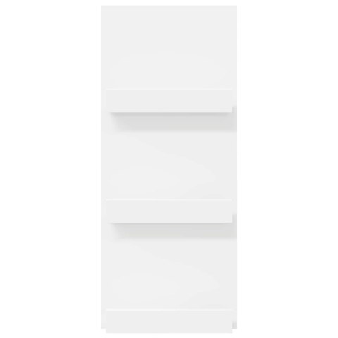 REGAŁ NA GAZETY BIAŁY 51X11X102CM MATERIAŁ DREWNOPOCHODNY