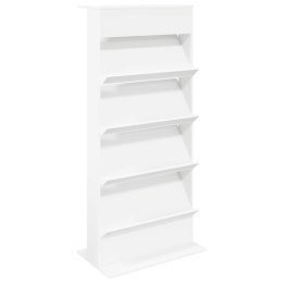 REGAŁ NA GAZETY BIAŁY 70X41X156CM