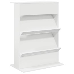 REGAŁ NA GAZETY BIAŁY 70X41X96CM MATERIAŁ DREWNOPOCHODNY