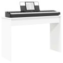 STOJAK NA KEYBOARD BIAŁY 100X32X64CM