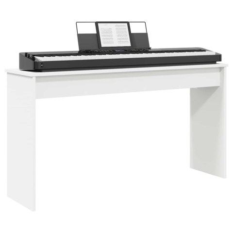 STOJAK NA KEYBOARD BIAŁY 120X32X64CM