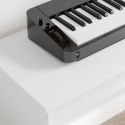 STOJAK NA KEYBOARD BIAŁY 120X32X64CM