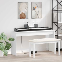 STOJAK NA KEYBOARD BIAŁY 130X32X64CM