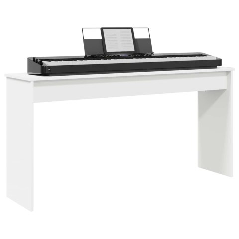 STOJAK NA KEYBOARD BIAŁY 130X32X64CM