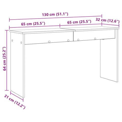 STOJAK NA KEYBOARD BIAŁY 130X32X64CM