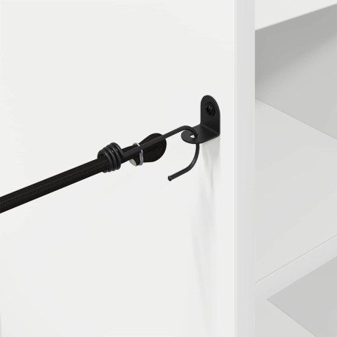 SZAFKA GOLFOWA Z KOŁEM GŁADKI BIAŁY 65X45X98CM