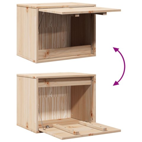 SZAFKA ŚCIENNA 45X30X35CM LITE DREWNO SOSNOWE