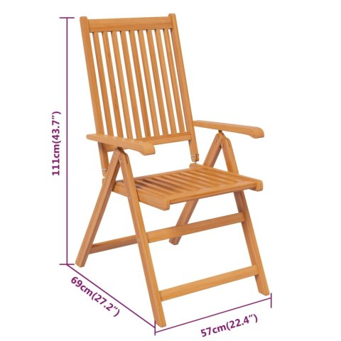 9-CZĘŚCIOWY ZESTAW MEBLI OGRODOWYCH LITE DREWNO AKACJOWE 160-240CM