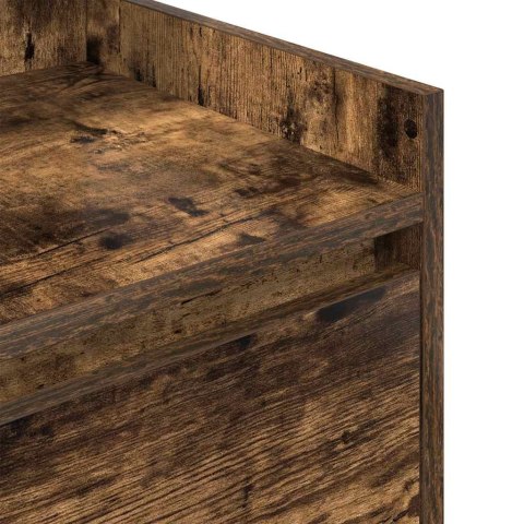 SZAFKA NOCNA Z 2 SZUFLADAMI DĄB WĘDZONY 38X34X80CM