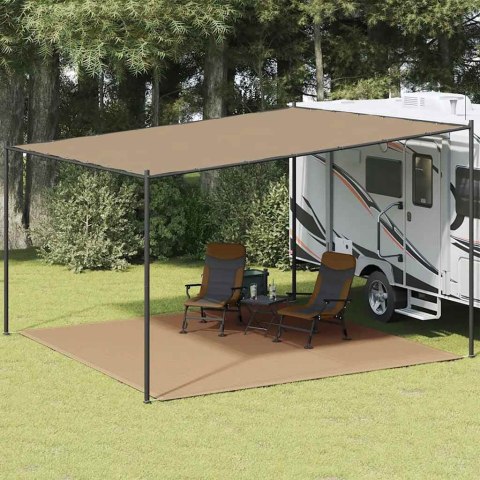 WYKŁADZINA DO NAMIOTU 400X400CM KOLOR TAUPE