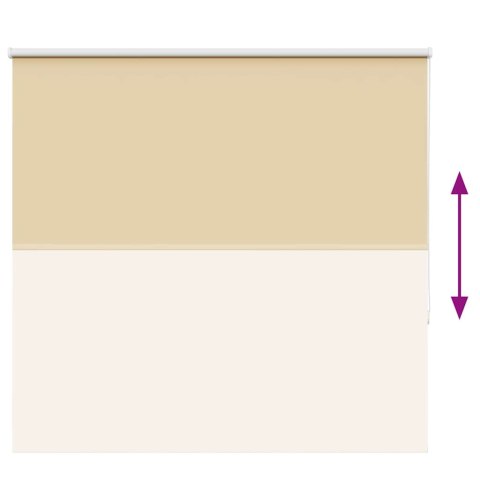 ROLETA ZACIEMNIAJĄCA BEŻOWA 160X175CM SZEROKOŚĆ TKANINY 156,6CM