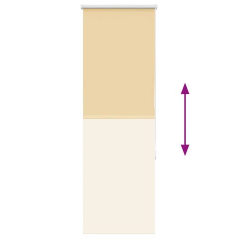 ROLETA ZACIEMNIAJĄCA BEŻOWA 45X175CM SZEROKOŚĆ TKANINY 40,7CM