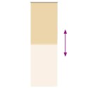 ROLETA ZACIEMNIAJĄCA BEŻOWA 65X210CM SZEROKOŚĆ TKANINY 60,7CM