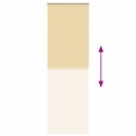 ROLETA ZACIEMNIAJĄCA BEŻOWA 70X210CM SZEROKOŚĆ TKANINY 65,7CM