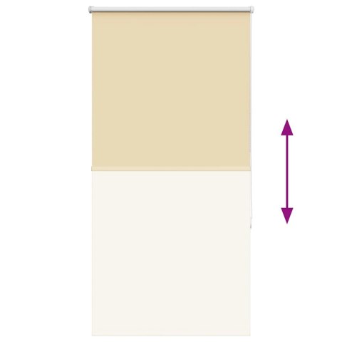 ROLETA ZACIEMNIAJĄCA BEŻOWA 80X150CM SZEROKOŚĆ TKANINY 75,7CM