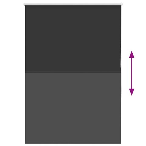 ROLETA ZACIEMNIAJĄCA CZARNY 90X130CM SZEROKOŚĆ TKANINY 85,7CM