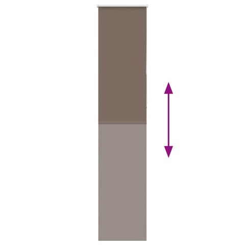 ROLETA ZACIEMNIAJĄCA COFFEE 50X210CM SZEROKOŚĆ TKANINY