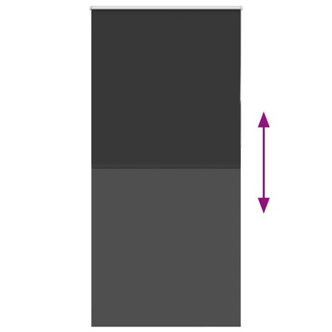 ROLETA ZACIEMNIAJĄCA CZARNY 100X210CM SZEROKOŚĆ TKANINY 95,7CM