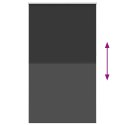 ROLETA ZACIEMNIAJĄCA CZARNY 125X230CM SZEROKOŚĆ TKANINY 121,6CM