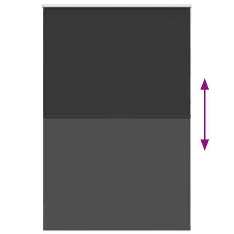 ROLETA ZACIEMNIAJĄCA CZARNY 165X210CM SZEROKOŚĆ TKANINY 161,6CM