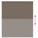 ROLETA ZACIEMNIAJĄCA KAWOWA 125X150CM SZEROKOŚĆ TKANINY