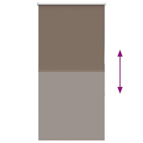ROLETA ZACIEMNIAJĄCA KAWOWA 80X150CM SZEROKOŚĆ TKANINY