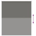 ROLETA ZACIEMNIAJĄCA SZARA 120X175CM SZEROKOŚĆ TKANINY 116,6CM
