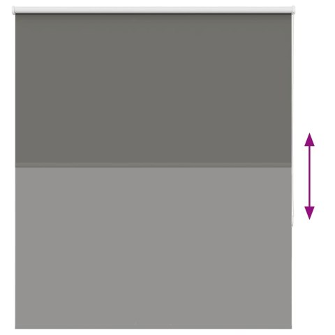 ROLETA ZACIEMNIAJĄCA SZARA 120X175CM SZEROKOŚĆ TKANINY 116,6CM