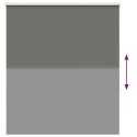 ROLETA ZACIEMNIAJĄCA SZARA 125X130CM SZEROKOŚĆ TKANINY 121,6CM