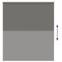 ROLETA ZACIEMNIAJĄCA SZARA 130X150CM SZEROKOŚĆ TKANINY 126,6CM