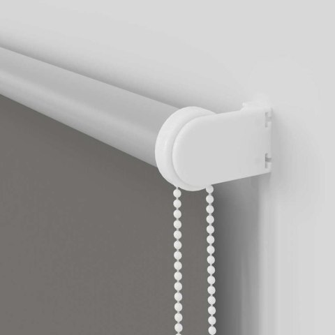 ROLETA ZACIEMNIAJĄCA SZARA 130X175CM SZEROKOŚĆ TKANINY 126,6CM