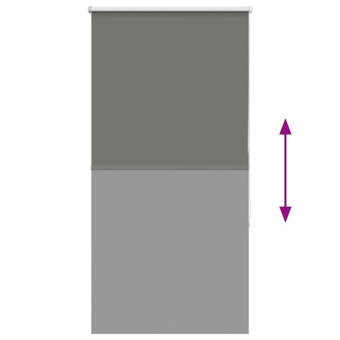 ROLETA ZACIEMNIAJĄCA SZARA 65X175CM SZEROKOŚĆ TKANINY 60,7CM