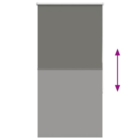 ROLETA ZACIEMNIAJĄCA SZARA 70X150CM SZEROKOŚĆ TKANINY 65,7CM